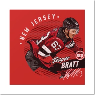 Jesper Bratt New Jersey Dots Posters and Art